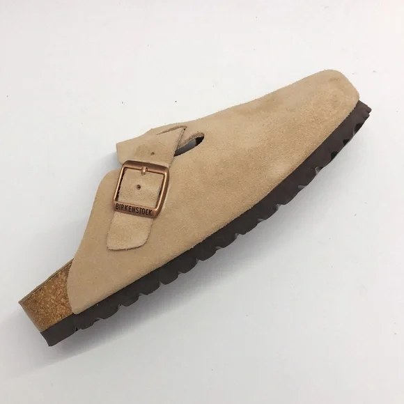 Birkenstock Tan Suede Mules - Picture 5 of 5